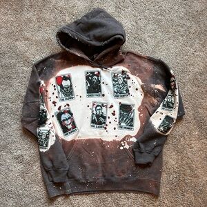 Graphic Print Halloween Hoodie